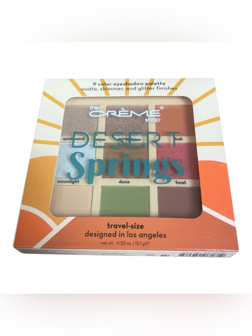 The Crème Shop Desert Springs 9-Color Eyeshadow Palette – NEW